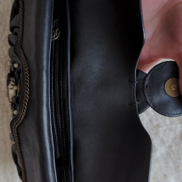 Cole Haan Black Lace G Series Handbag - Picture 6 of 6